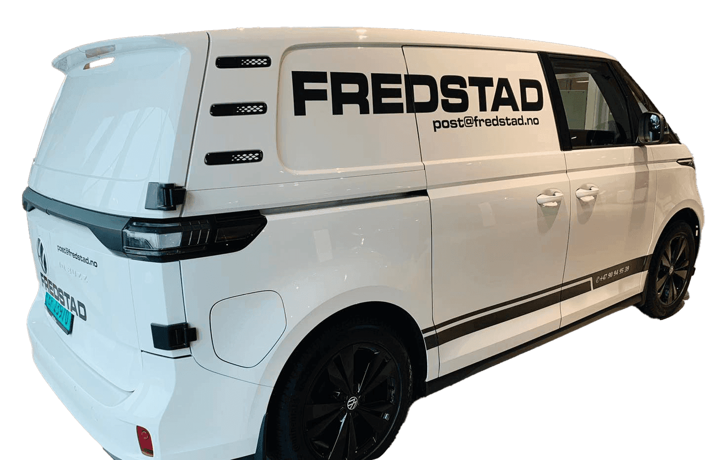Varebil med bildekor for Fredstad
