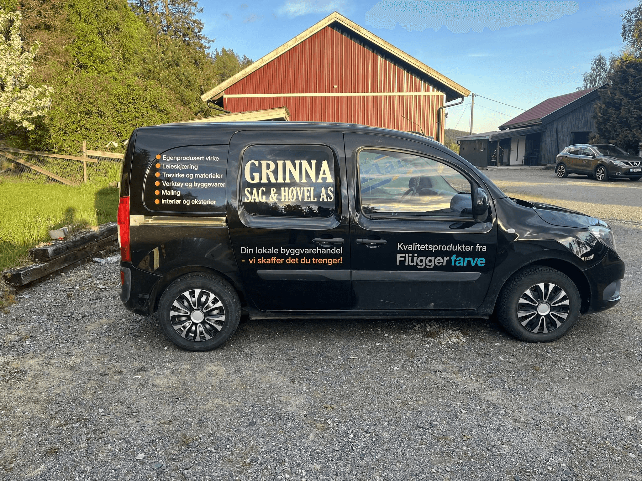 Varebildekor for Grinna Sag & Høvel AS