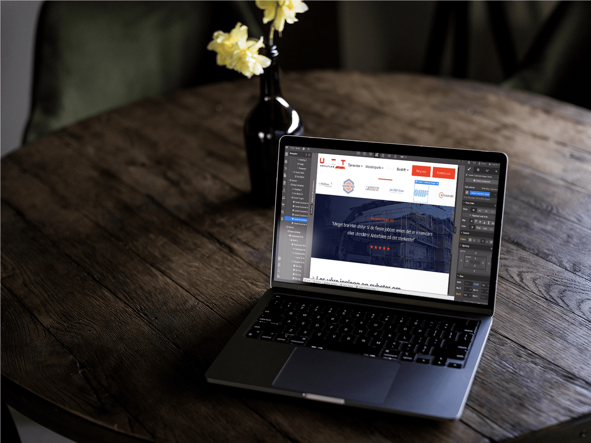 Moderne nettsidedesign fra Informativ Reklame